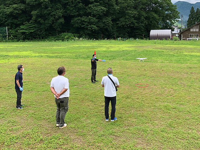 新潟湯沢校　屋外フライト訓練