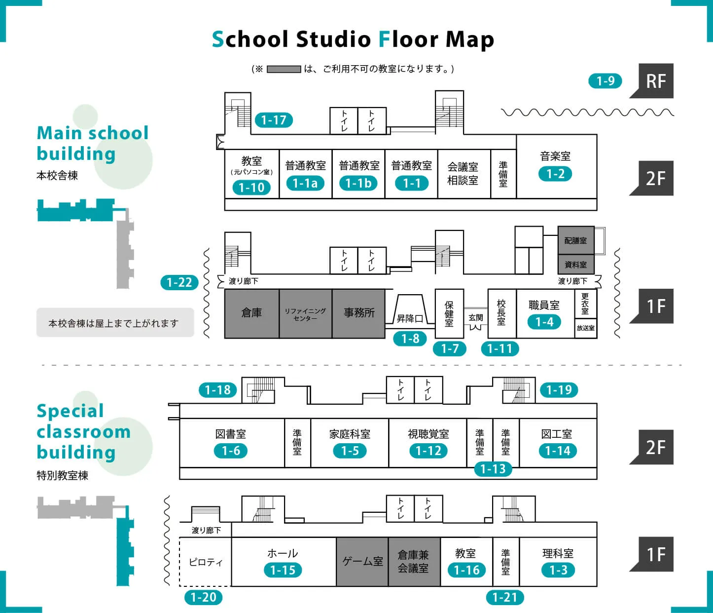 School Studio Floor Map 01