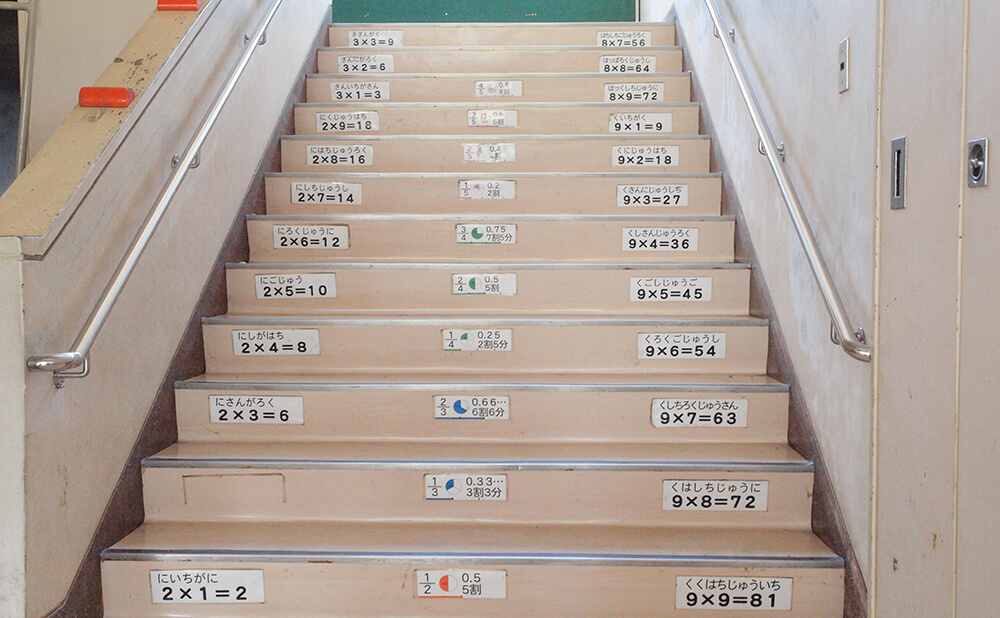 金江津小学校スタジオ　階段