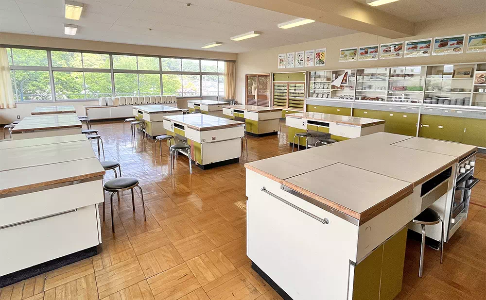 東小川小学校スタジオ 家庭科室