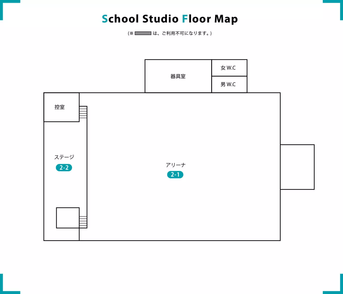 School Studio Floor Map 02